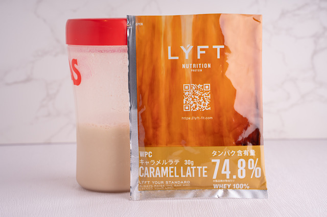 LYFT（リフト）　プロテイン　キャラメルラテ味